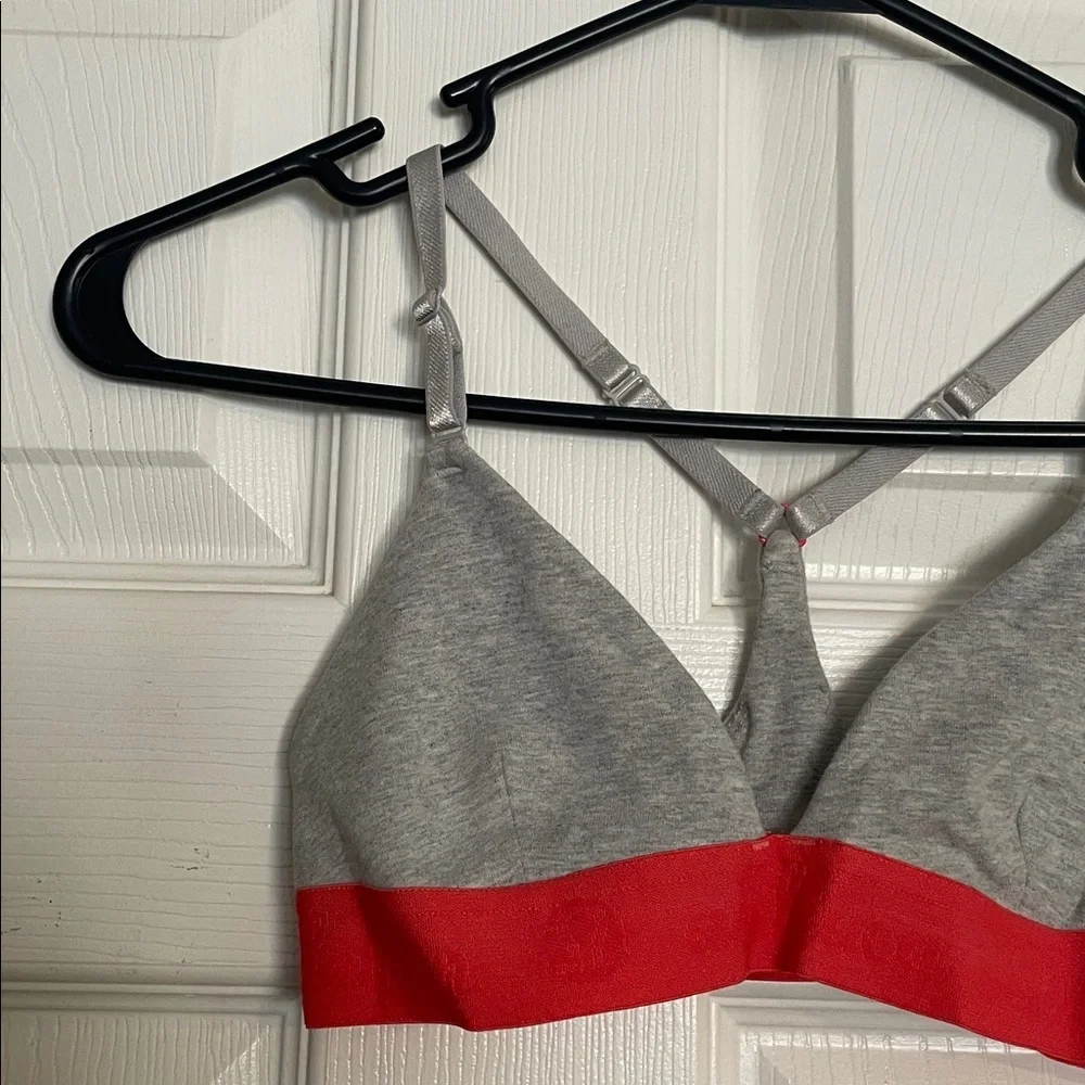 Lululemon Bralette/Sports Bra XS Grey and Coral Color